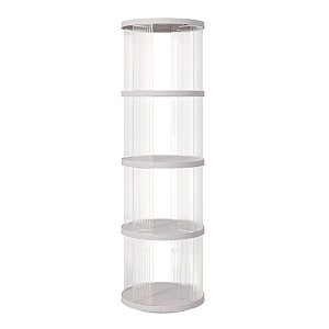 NicBex Rotating Bookshelf with Small Footprint Bookcases for Living Room Home Office - 1 of 4