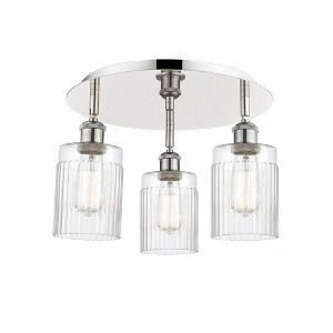 Hadley - 3 Light Flush Mount In Art Deco Style-9.5 Inches Tall and 16.25 Inches Wide - 1 of 1