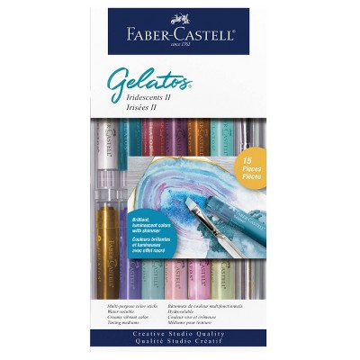 Faber-Castell Neon 6 PC Twistable GEL Crayons Gelatos Kids Tweens Mixed  Media for sale online