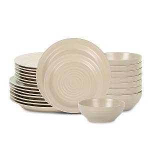 Stone Lain 24pc Orbit Stoneware Dinnerware Set - 1 of 4