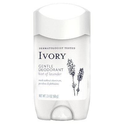 Ivory Gentle Aluminum Free Deodorant Hint of Lavender - 2.4oz