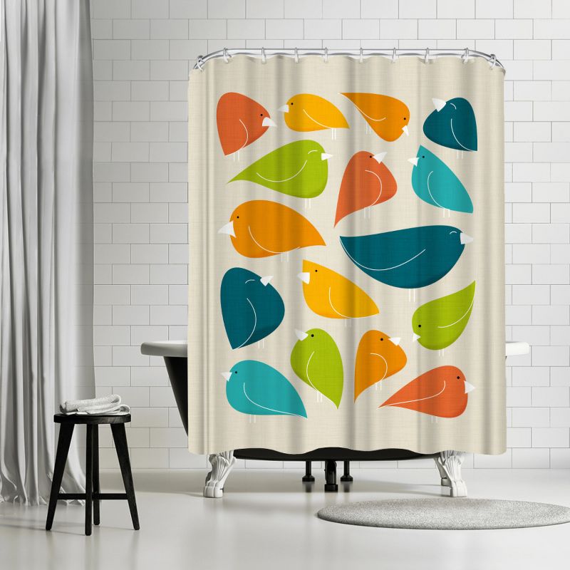 Americanflat 71X74 Abstract Shower Curtain by The Print Republic, 1 of 6