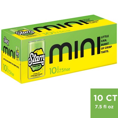 Starry Lemon Lime Soda  - 10pk/7.5 fl oz Mini Cans_5