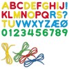 Quercetti Play Montessori ABC & 123 Lacing Set - 53pc Letters, Numbers, Kids 3+ - 2 of 4