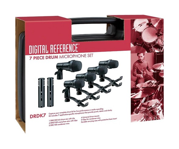 Digital Reference DRDK7 7-Piece Drum Mic Kit