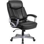 Hercules Series Big & Tall Executive Swivel Office Chair Black Leather - Flash Furniture