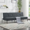 MAYEERTY 74.8" Modern Loveseat Bubble 2 Seater Upholstered Sofa Couch 3D Textile Mesh Fabric for Living Room£¬Green - 3 of 4