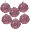 YOOCOZZ Trendy Household Christmas Decoration 6 Set, 3.9" Elegent Xmas Ball Ornaments, Glass Decorative Hanging Ball Xmas Tree Ornaments - 2 of 4
