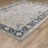 Oriental Weavers Majorca MAJ05 Grey / Blue Indoor Area Rug - 2'6" x 10' - 4 of 4