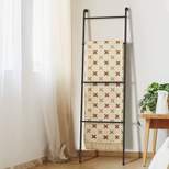 NEX 4 Tier Ladder Style Towel Rack Black