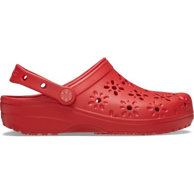 Crocs Adult Classic Floral Cut-Out Clogs