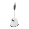 Clorox Toilet Plunger and Bowl Brush Combo Set with Caddy, 6.75" x 7" x 19.5", white/gray, pack of 2 - 2 of 4