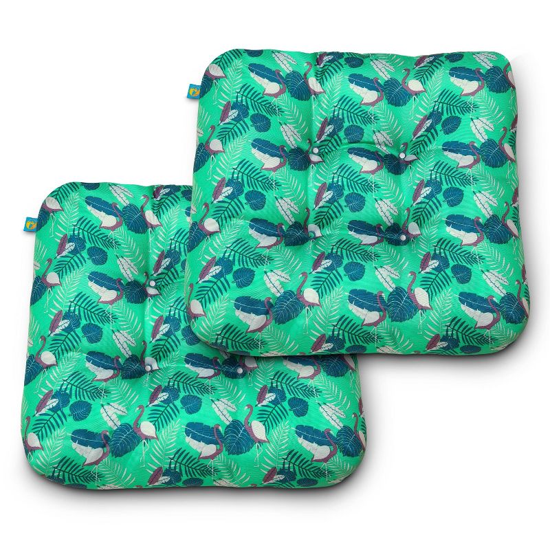 2pk Duck Covers Water-Resistant Indoor/Outdoor Seat Cushions - Classic Accessories, 1 of 7