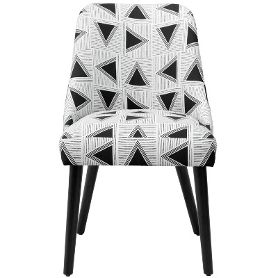 Geller Dining Chair Triangle Tile Black/White - Project 62™