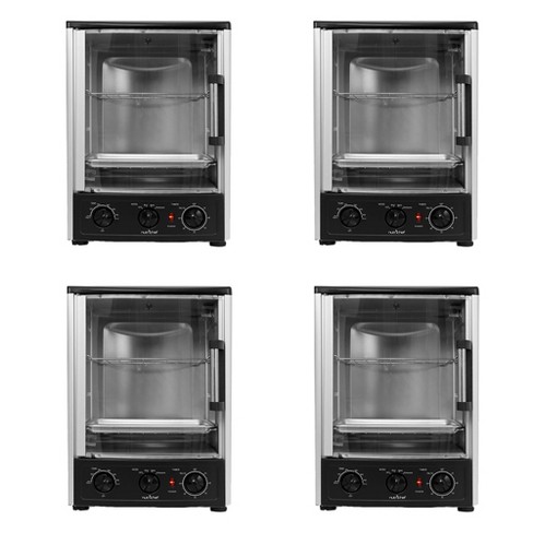 Vertical Countertop Rotisserie Rotating Oven (Black) 