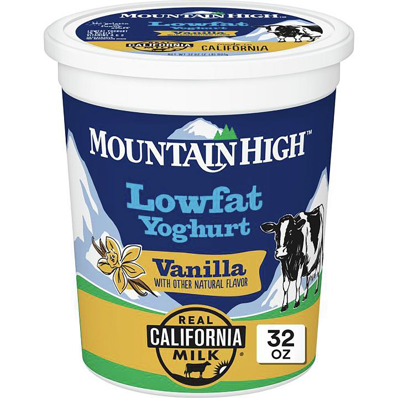 Mountain High All Natural Nonfat Vanilla Yoghurt - 32oz, 1 of 11