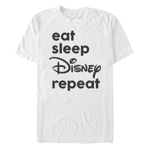 Men's Disney Eat Sleep Repeat T-Shirt - 1 of 4