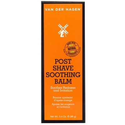 Van der Hagen Post Shave Soothing Balm - 3.4oz