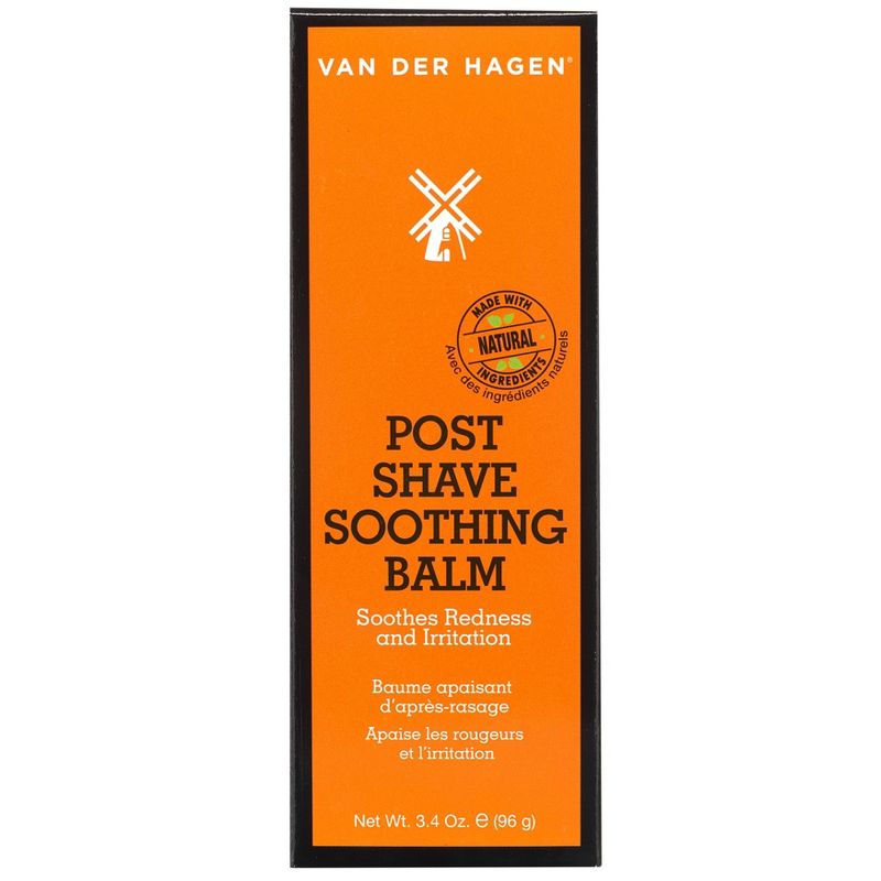 Van der Hagen Post Shave Soothing Balm - 3.4oz, 1 of 8