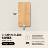 John Boos Small Chop-N-Slice Maple Wood Cutting Board for Kitchen, Reversible Edge Grain Square Butcher Boos Block - 2 of 4