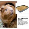 Square Anti-Tip Pet Litter Box, Suitable For Rabbits, Ferrets, Chinchillas, and Guinea Pigs, Ensuring Pet Health - 4 of 4