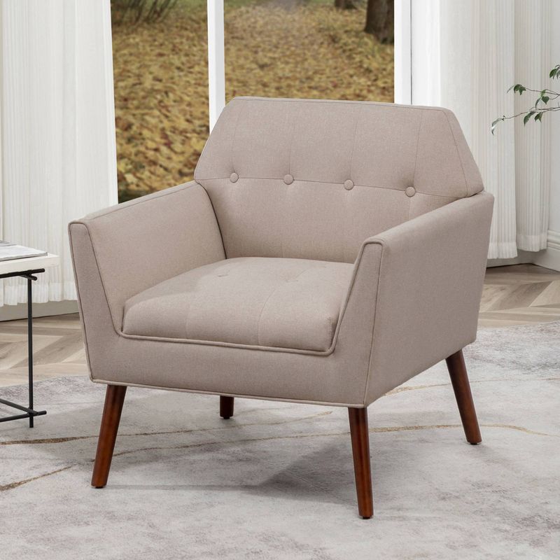 Breighton Home Take a Seat Andy Mid Century Modern Accent Lounge Armchair, 2 of 11