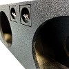 King Boxes AK-FORD09-12 12-In. Downfiring Double-Speaker Black Sprayed Enclosure for Ford® F-150 2009 through 2023 and F-250/350 2017 through 2023 - 2 of 4