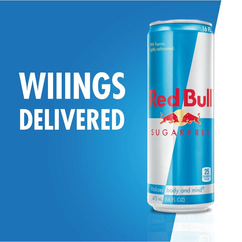 Red Bull Sugar Free Energy Drink - 16 fl oz Can, 2 of 9