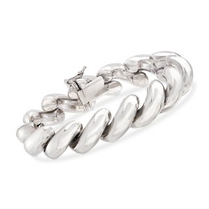 Ross-Simons Italian Sterling Silver Large San Marco Bracelet - 1 of 4
