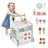 Angel Sar 2-in-1 Baby Walker with 8 Activities, Montessori Push Toy with Role-Play Window & Storage, Light Green Toddler Walker for Ages 1+ - 2 of 4