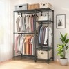 LIVAREEmlen Heavy Duty Garment Rack, Rolling Clothes Rack, Freestanding Closet Organizer - 2 of 4