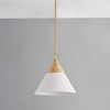 Mitzi Mica 1 - Light Pendant in  Aged Brass - 3 of 4