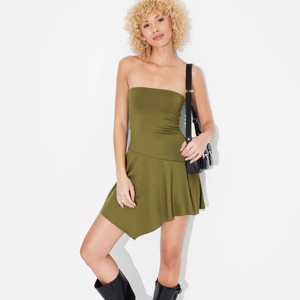 Women's Asymmetrical Tube Mini Dress - Wild Fable™ - 1 of 3