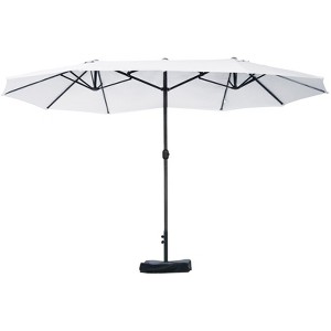 Sapphtopaz Patio Umbrella Outdoor Large Umbrella Double Sided Waterproof Pool Umbrella with Crank for Garden, Beach, Pool - 1 of 4