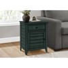 FONTOI Side Table with Storage Drawer&Cabinet, Bedside Table with Clapboard, Nightstand for Living Room, Bedroom, Blue, 13.75"*25.25"*20" - 4 of 4