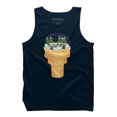 Men's Design By Humans Sno-Cone By BullShirtCo Tank Top