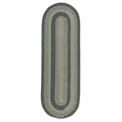 Colonial Mills Brook Farm Runner Rug 2x9 Bluestone