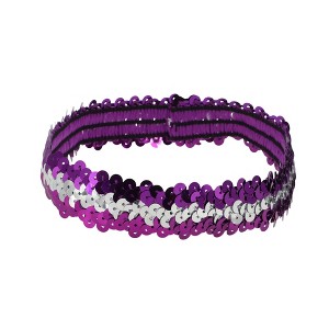 Unique Bargains Women's Stretch Sequins Headbands 1 Pc - 1 of 4