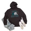 Simply Sage Market Women's Graphic Hoodie Hoodie Team Halftime Distressed - Green - 2 of 3