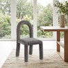 Meridian Furniture,Amari Chenille Fabric Dining Chair, Set of 2 - 2 of 4