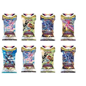 Pokemon Sword and Shield Astral Radiance (8) Sleeved Booster Packs Sealed - 1 of 4