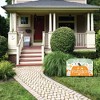 Big Dot of Happiness Little Pumpkin - Fall Birthday Party or Baby Shower Yard Sign Lawn Decorations - Hello Little Pumpkin Party Yardy Sign - 3 of 4