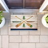 Stupell Industries Exploring Rustic Canoe Paddles Printed Outdoor Door Mat, design by Kim Allen, 18"x30" - 3 of 4