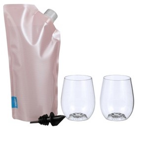 Vapur Wandervino Vintage Wine Flask Set - 1 of 4
