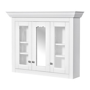 Dexmalle White 35" Bathroom Medicine Cabinet with Mirror - 1 of 4
