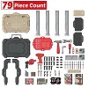 Skirfy 2 in 1 Kids Tool Bench Set, Pretend Play Tool Bench for Kids with Tools, Electric Drill and Transformable Tool Set - 3 of 4