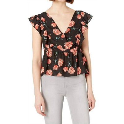 Women's Jack Poppy Love Flutter Sleeve Blouse - BB Dakota