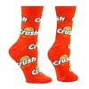 Crazy Socks, Orange Crush, Funny Novelty Socks, Medium - 3 of 4