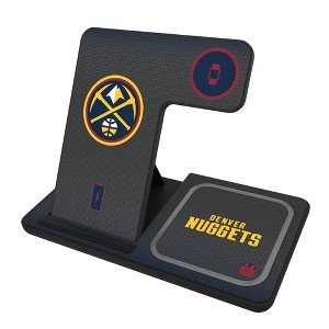 Keyscaper Denver Nuggets Linen 15-Watt 3 in 1 Charging Station - 1 of 4
