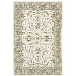 Oriental Weavers Andorra 9537P Ivory/ Grey Indoor Area Rug - 1'10" x 3'2" - 1 of 4